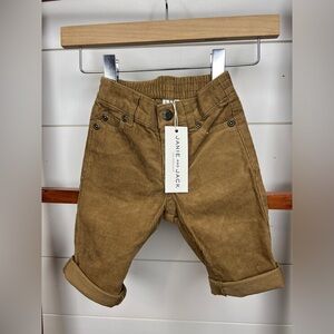 NWT- Janie and Jack Brown Kids Corduroy Pants